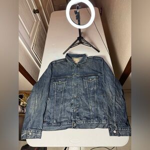 06 New Polo Ralph Lauren Core Replen Long Sleeve Collared Trucker Jacket 3XB